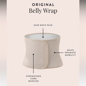 Belly Bandit Original Wrap with Belly Shield and Extender Size M Like New Black